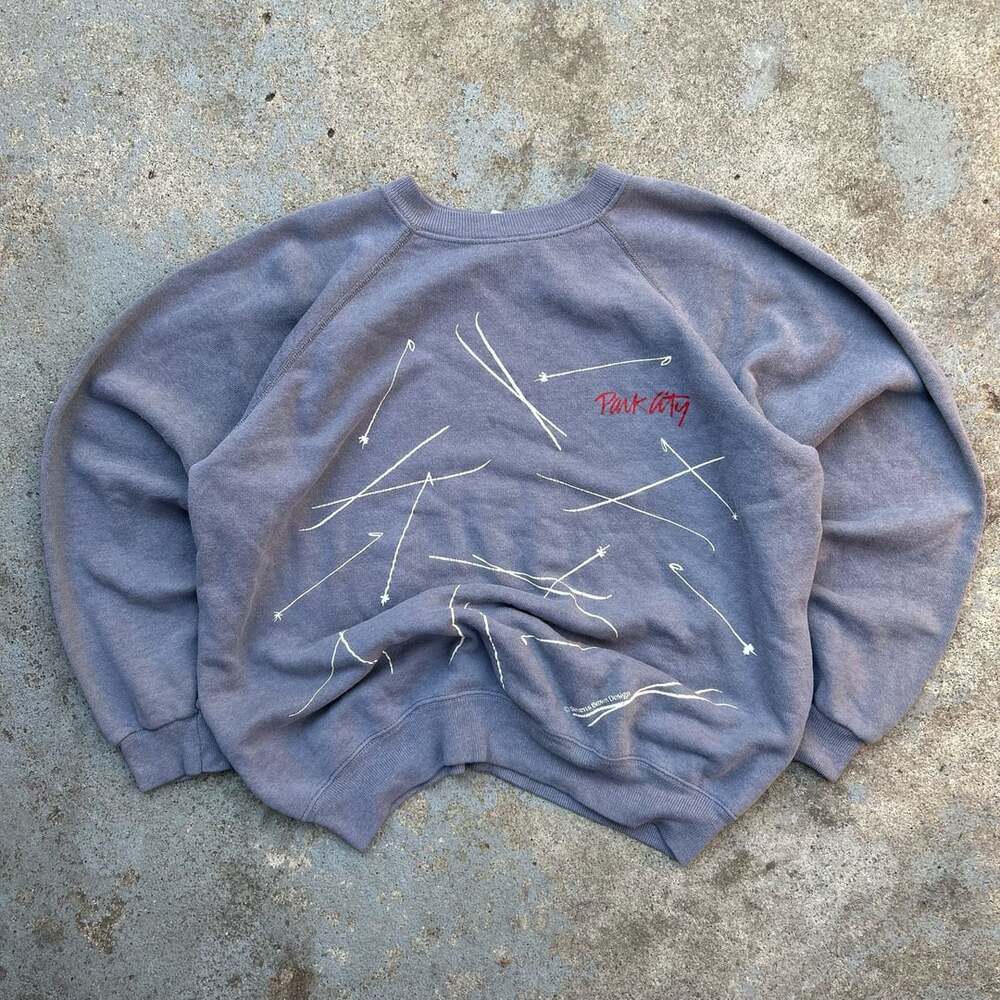Vintage Hanes Park City Snowboarding Sweatshirt n